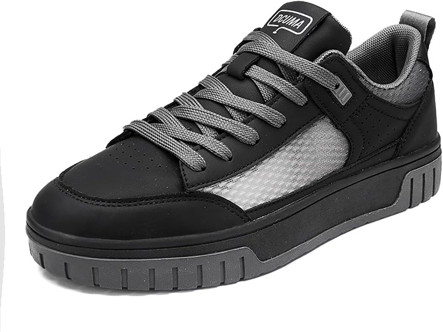 Мужские скейт-шузи, повседневные модные кроссовки с дышащим верхом из сетки и противоскользящей резиновой подошвой Terbofin, черный/серый
Мужские скейт-шузи, повседневные модные кроссовки с дышащим верхом из сетки и противоскользящей резиновой подошвой Terbofin, черный/серый