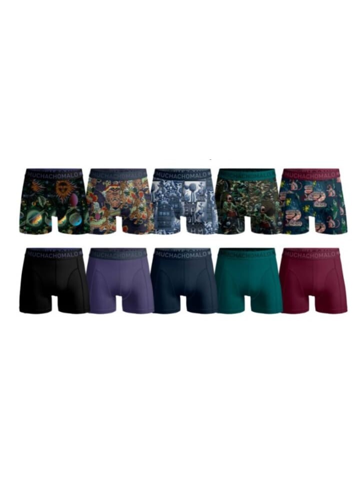 Трусы боксеры Muchachomalo 10er-Set: Boxershort, цвет Mehrfarbig - für Herren
Трусы боксеры Muchachomalo 10er-Set: Boxershort, цвет Mehrfarbig - für Herren