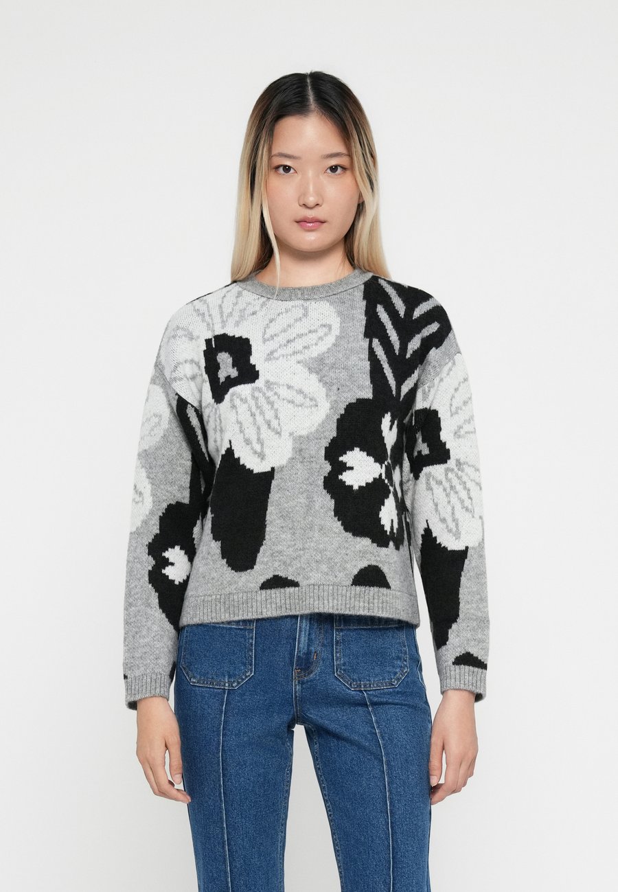 Джемпер ONLY ONLJADE FLOWER O NECK , Light Grey Melange/White/Black /Mottled Light Grey
Джемпер ONLY ONLJADE FLOWER O NECK , Light Grey Melange/White/Black /Mottled Light Grey