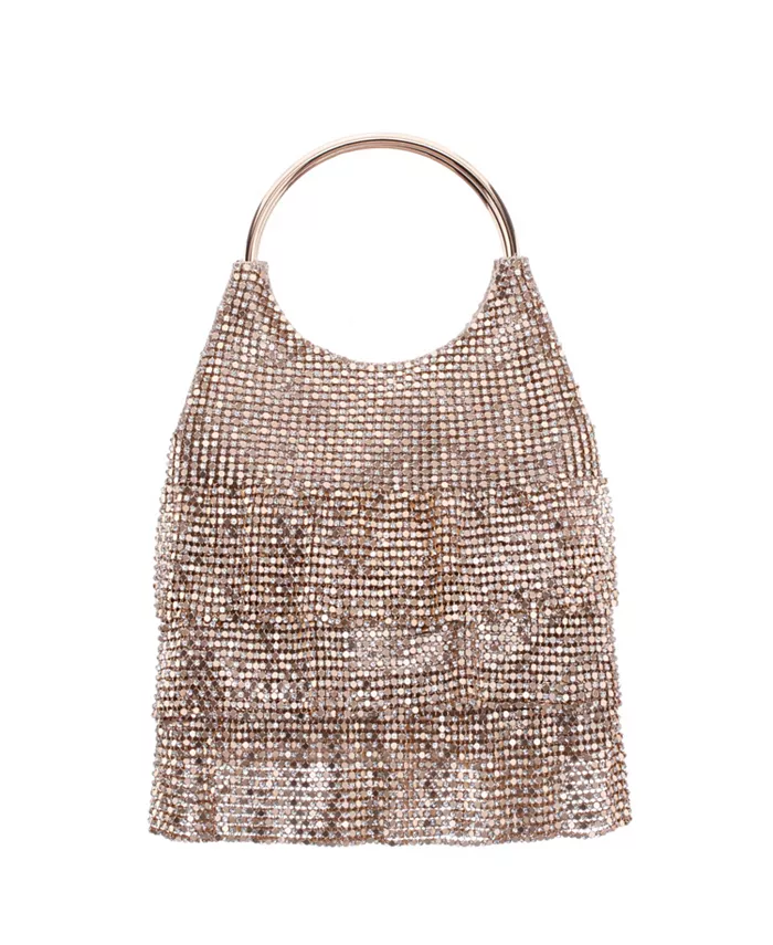 3-х уровневая сетчатая сумка-мешок с оборками из кристаллов Nina, золотой
3-х уровневая сетчатая сумка-мешок с оборками из кристаллов Nina, золотой