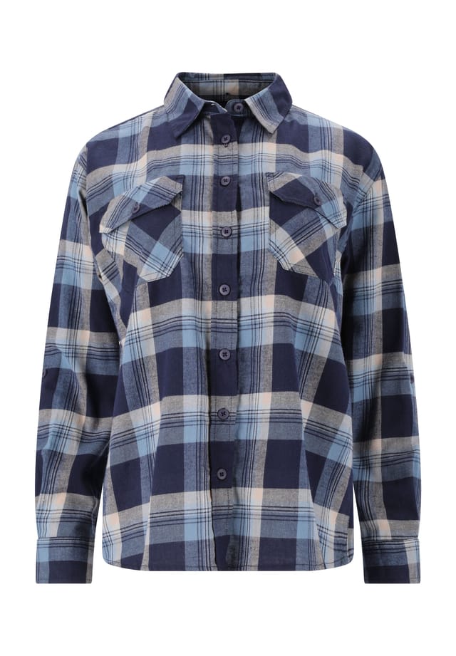 Рубашка для походов Christer из мягкого хлопкового материала Whistler, синий 
Рубашка для походов Christer из мягкого хлопкового материала Whistler, синий