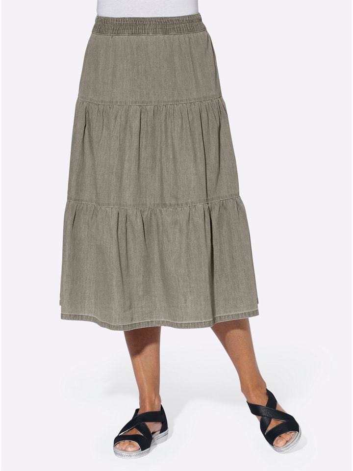 Юбка до колена WITT WEIDEN, серый деним
Юбка до колена WITT WEIDEN, серый деним