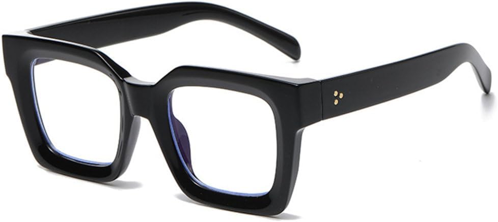 Солнцезащитные очки Rivets в винтажном стиле для мужчин, модные солнцезащитные очки UV400 для женщин, градиентные солнцезащитные очки, черные с прозрачными линзами, один размер TYUVIVO, Black Clear
Солнцезащитные очки Rivets в винтажном стиле для мужчин, модные солнцезащитные очки UV400 для женщин, градиентные солнцезащитные очки, черные с прозрачными линзами, один размер TYUVIVO, Black Clear