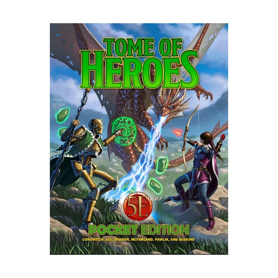 Tome of Heroes (Pocket Edition) (5E), 5th Edition Dungeons & Dragons (Kobold Press), мягкая обложка
Tome of Heroes (Pocket Edition) (5E), 5th Edition Dungeons & Dragons (Kobold Press), мягкая обложка