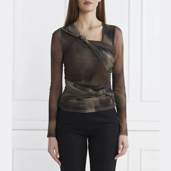 Трикотажная блузка Kos классического кроя Pinko, зеленый
Трикотажная блузка Kos классического кроя Pinko, зеленый