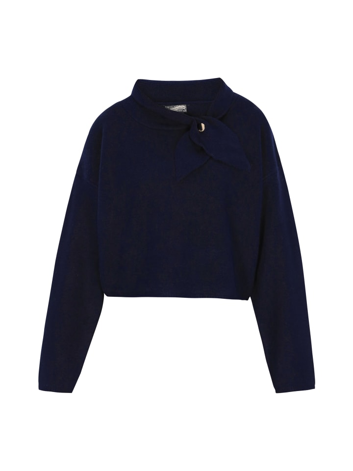 Женский свитер темно-синего цвета DreiMaster Vintage
Женский свитер темно-синего цвета DreiMaster Vintage