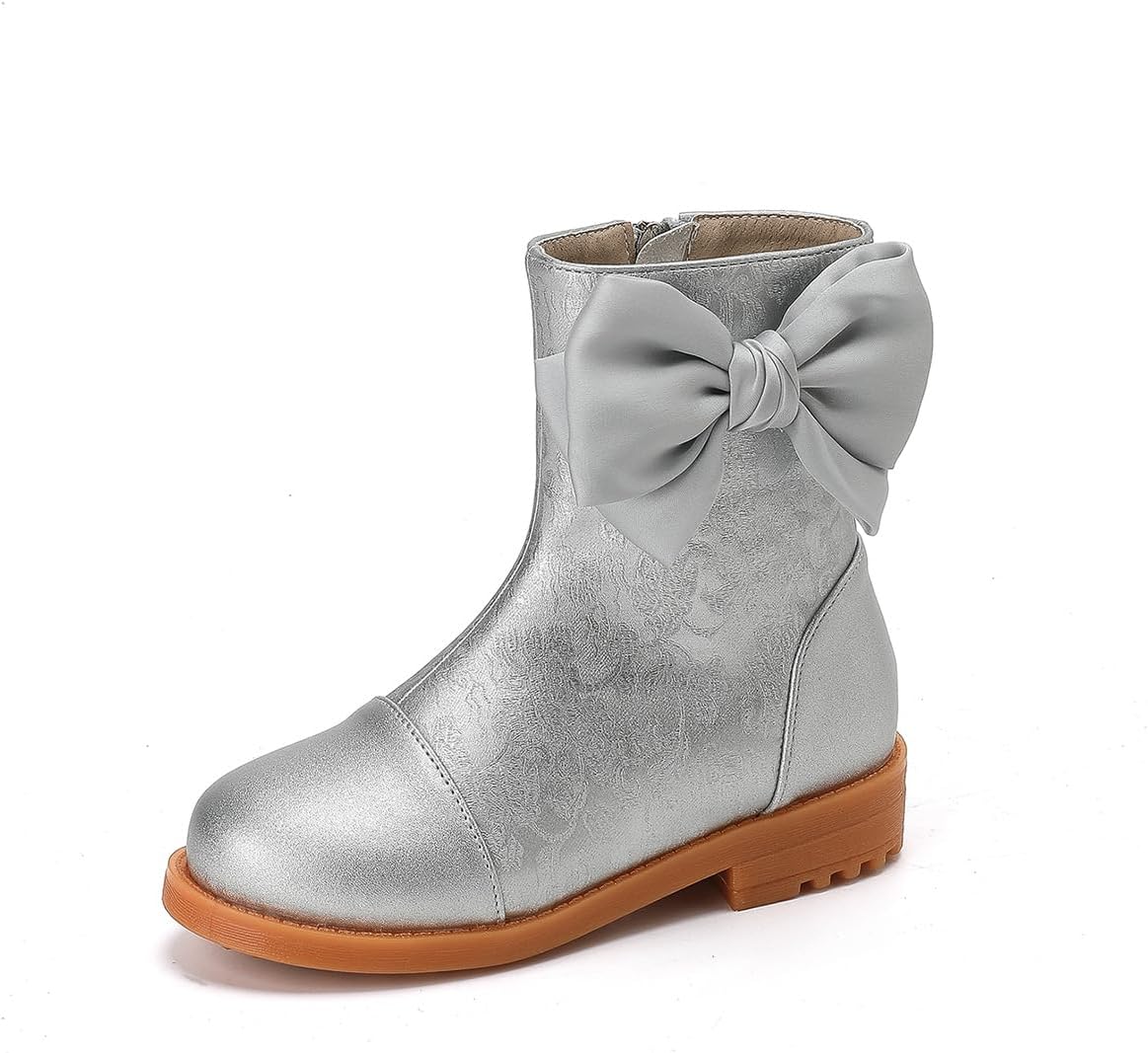 Детские модные сапожки до середины икры с бантом и боковой молнией, осенне-зимние ботиночки для прогулок и праздников, для малышей и старших детей GOJERP, Silver
Детские модные сапожки до середины икры с бантом и боковой молнией, осенне-зимние ботиночки для прогулок и праздников, для малышей и старших детей GOJERP, Silver