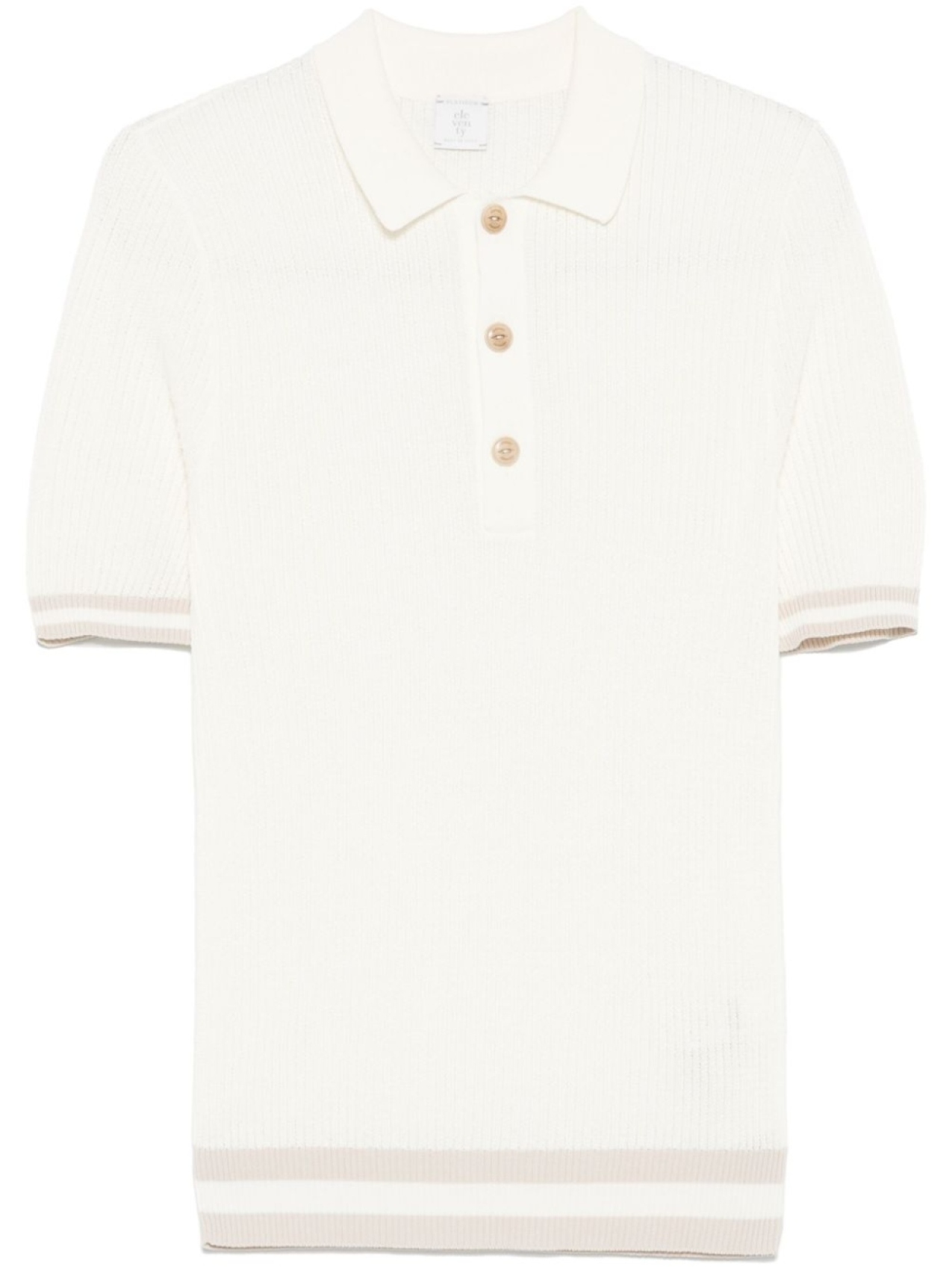 Eleventy рубашка поло в рубчик, белый
Eleventy рубашка поло в рубчик, белый