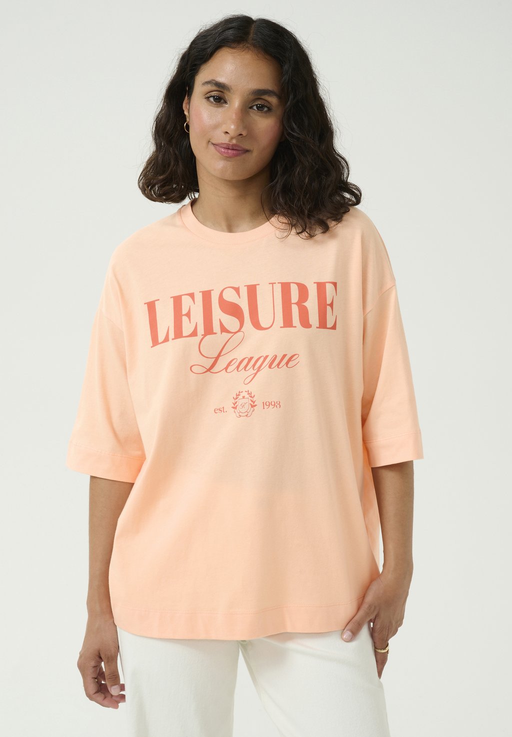 Футболка с принтом GISSA Kaffe, оранжевый 
Футболка с принтом GISSA Kaffe, оранжевый