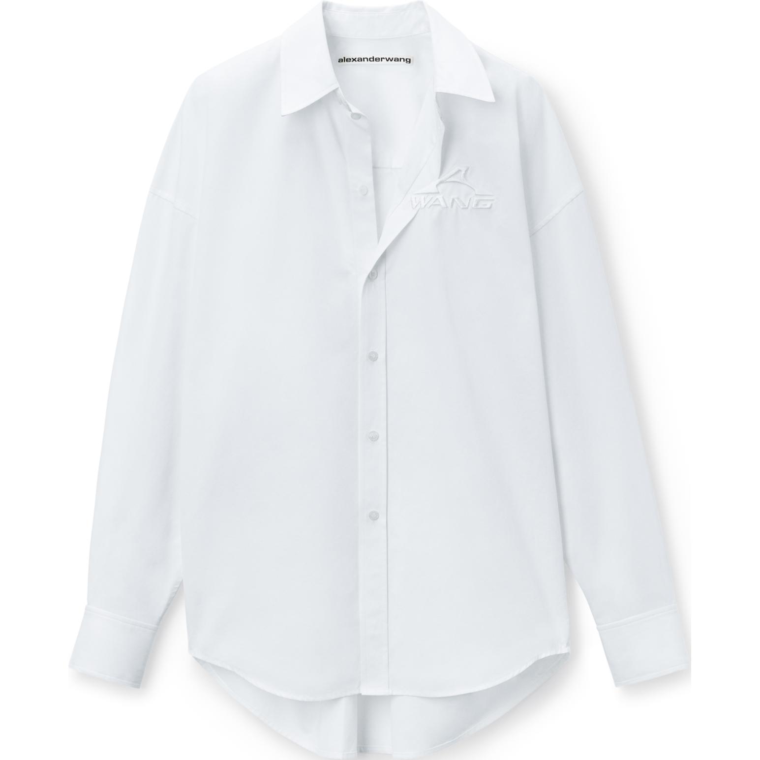 Футболка с длинным рукавом оверсайз Alexander Wang, белый
Футболка с длинным рукавом оверсайз Alexander Wang, белый