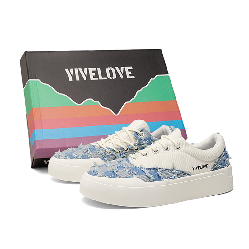 YIVELOVE Антискользящие и износостойкие легкие низкие скейтерские кроссовки унисекс бежево-голубые, цвет Beige Blue
YIVELOVE Антискользящие и износостойкие легкие низкие скейтерские кроссовки унисекс бежево-голубые, цвет Beige Blue