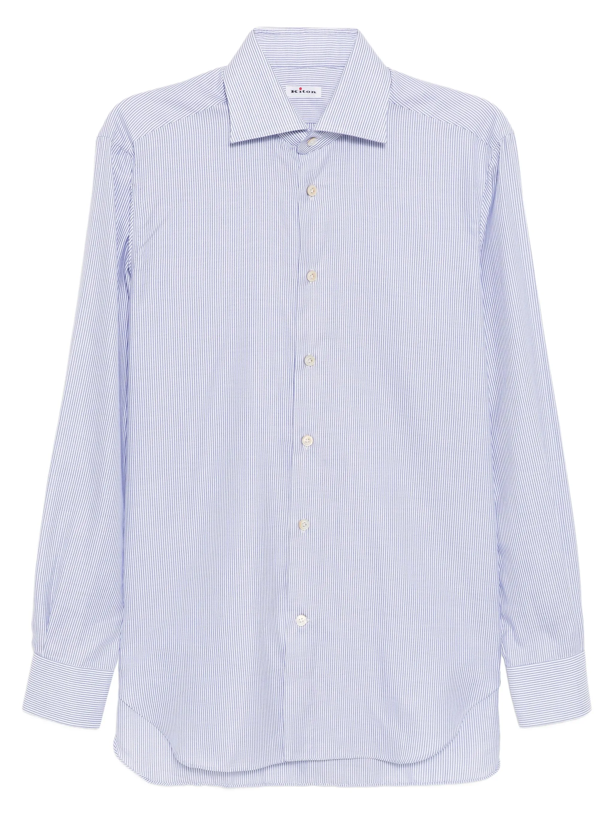 Рубашка в полоску Kiton, синий
Рубашка в полоску Kiton, синий