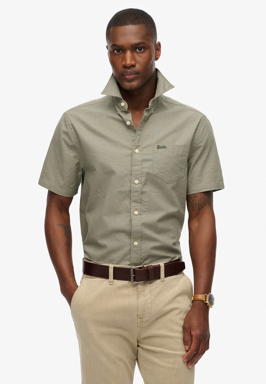 Рубашка на пуговицах Comfort fit Superdry City, хаки
Рубашка на пуговицах Comfort fit Superdry City, хаки