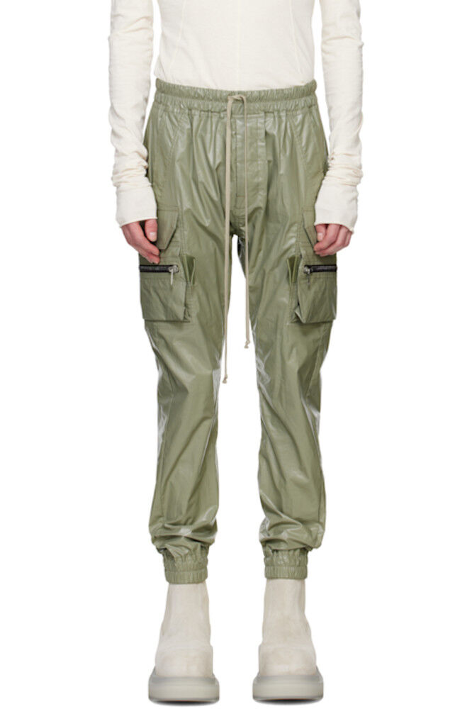 Зеленые брюки-карго Hollywood Mastodon Rick Owens
Зеленые брюки-карго Hollywood Mastodon Rick Owens