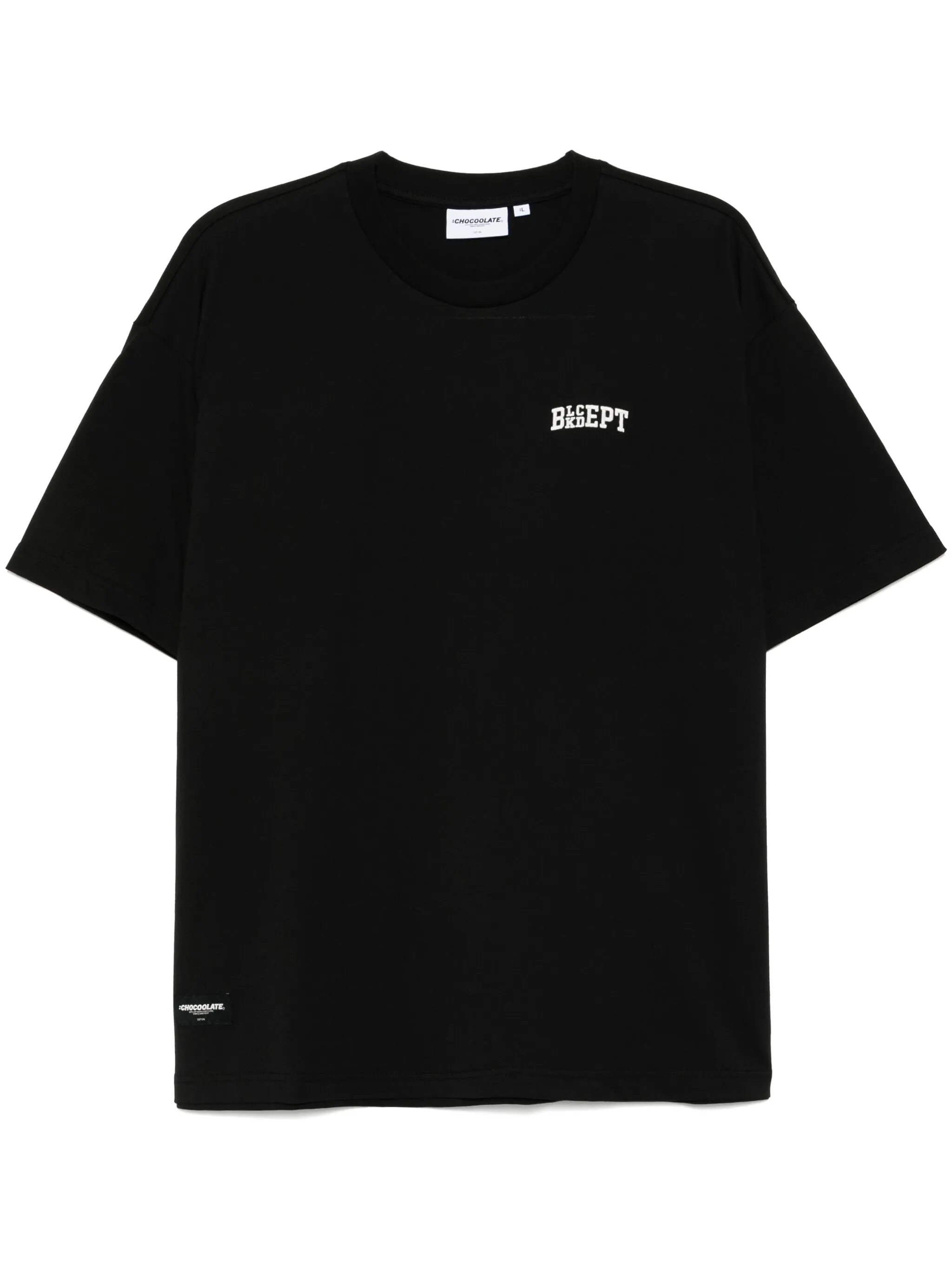 Футболка с вышитым логотипом Chocoolate, черный
Футболка с вышитым логотипом Chocoolate, черный