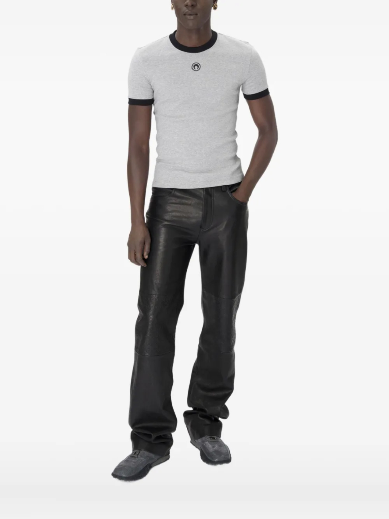 Marine Serre Moon-logo jersey Футболка, серый
Marine Serre Moon-logo jersey Футболка, серый