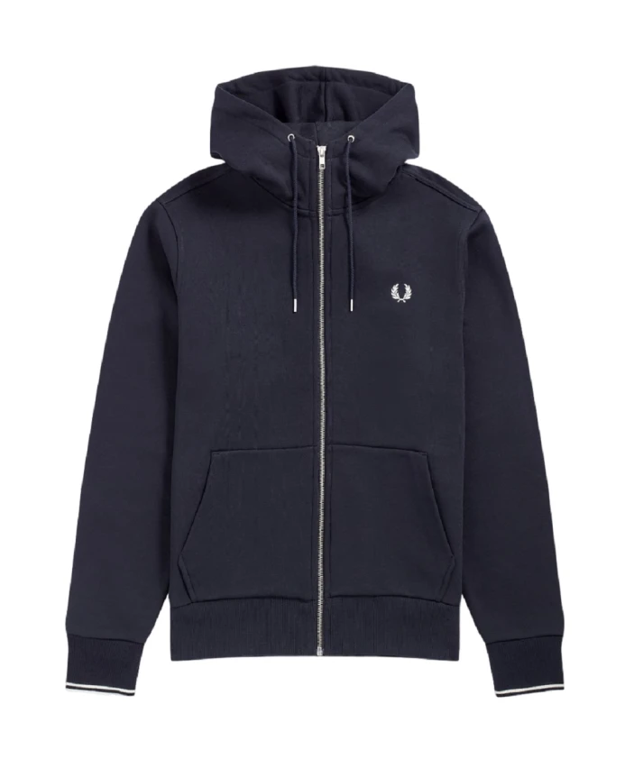 Толстовка с капюшоном и застежкой-молнией Fred Perry, синий
Толстовка с капюшоном и застежкой-молнией Fred Perry, синий