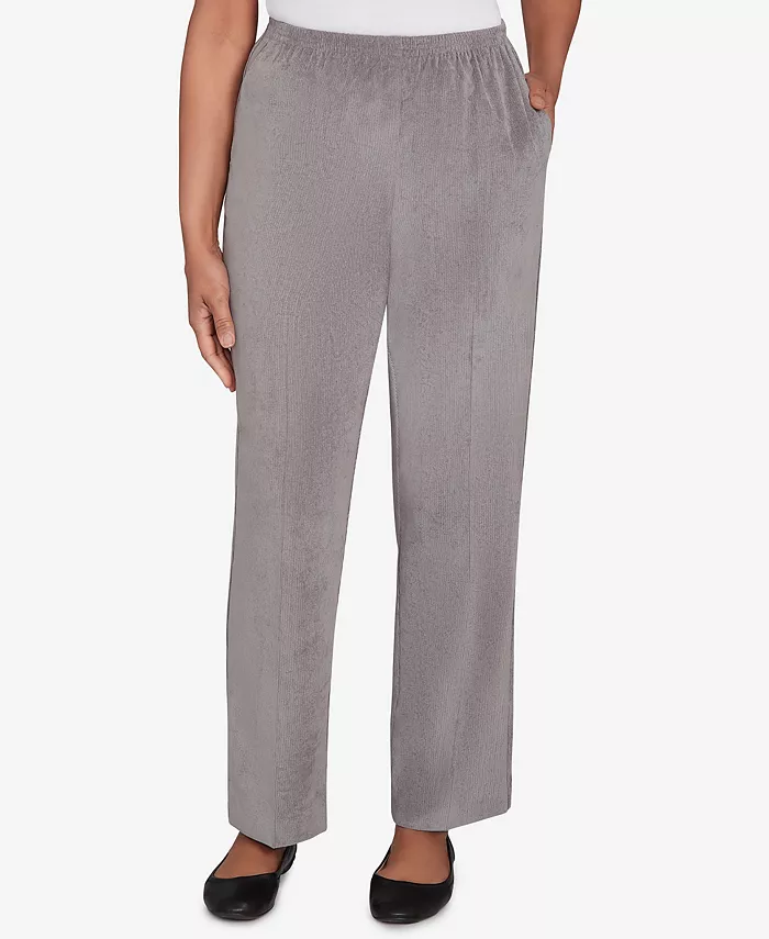 Миниатюрные вельветовые брюки средней длины Alfred Dunner, серый
Миниатюрные вельветовые брюки средней длины Alfred Dunner, серый