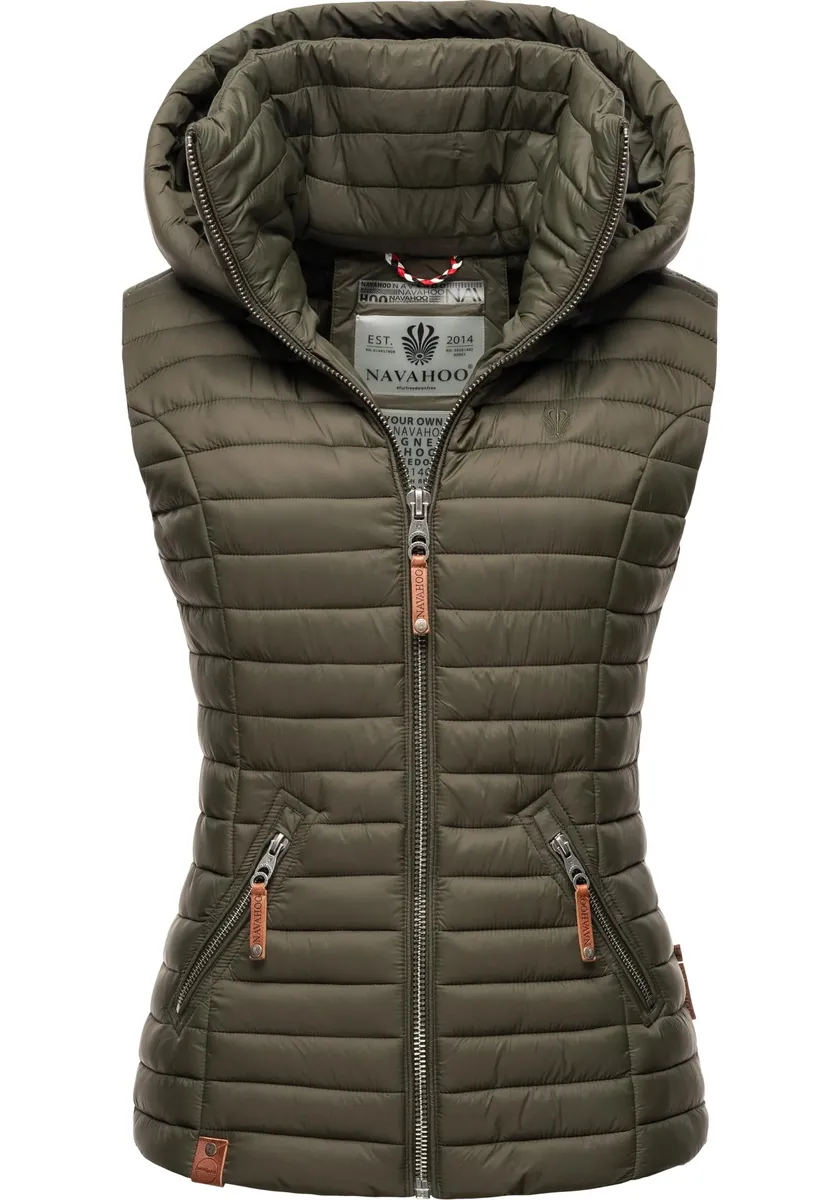 Стеганый жилет Наваху "Шадаа", стильный женский жилет без рукавов с капюшоном Navahoo, зеленый
Стеганый жилет Наваху "Шадаа", стильный женский жилет без рукавов с капюшоном Navahoo, зеленый