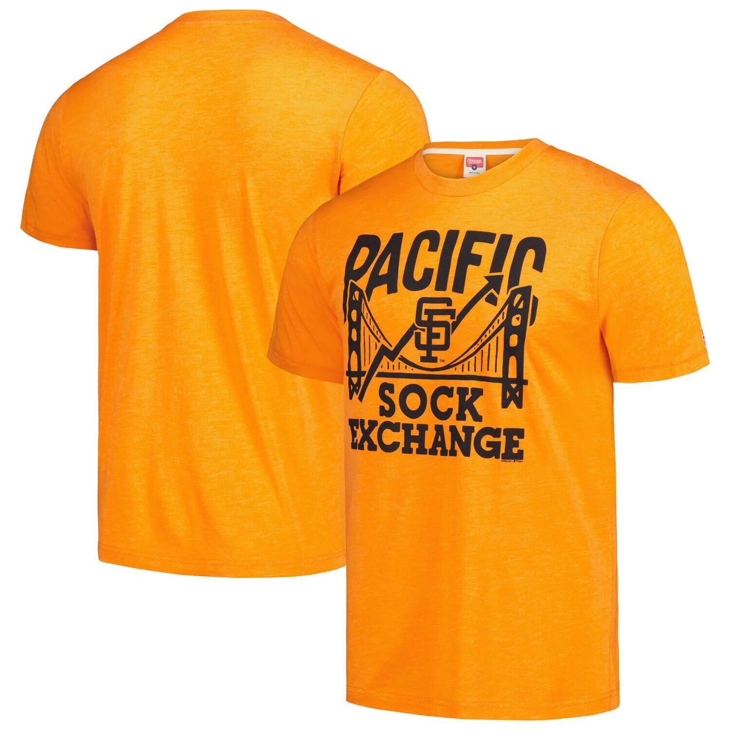 Мужская футболка Homage Orange San Francisco Giants Pacific Sock Exchange Tri-Blend
Мужская футболка Homage Orange San Francisco Giants Pacific Sock Exchange Tri-Blend