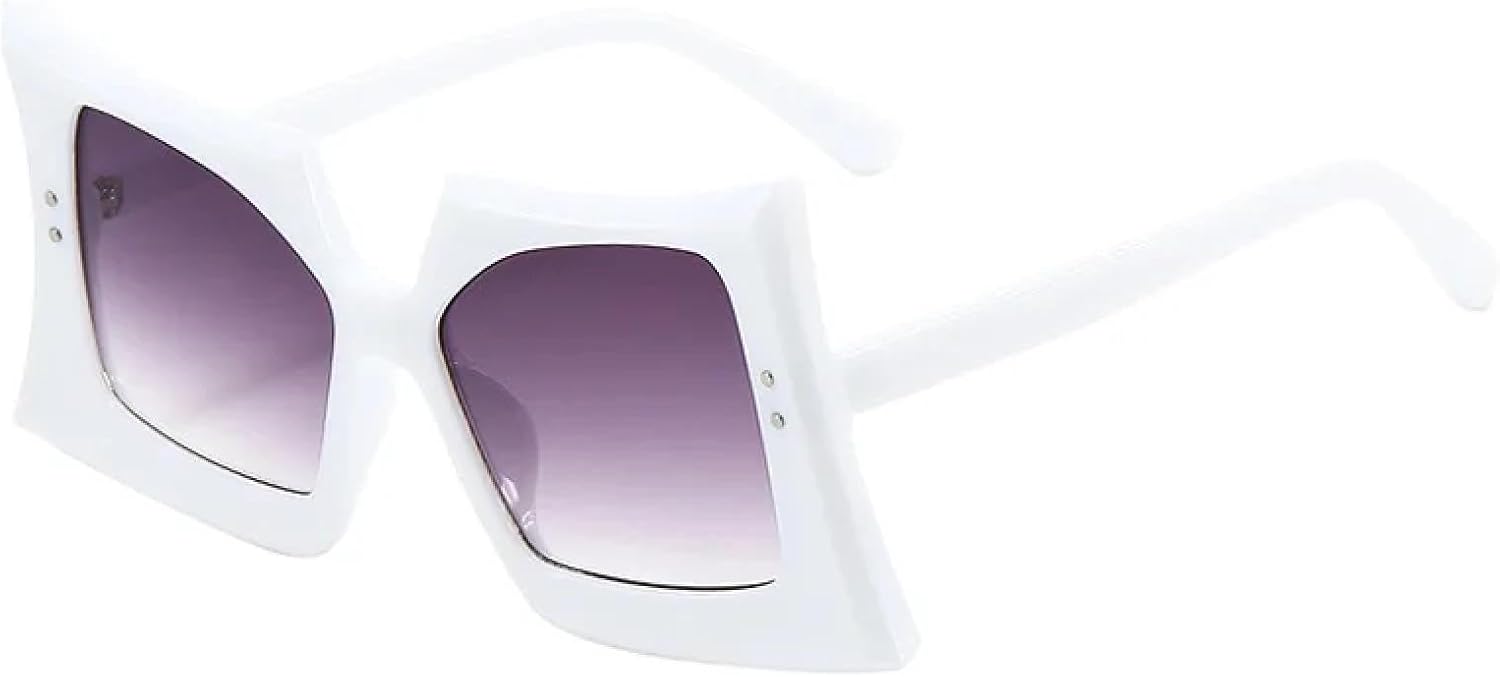 Винтажные солнцезащитные очки неправильной формы для женщин, градиентные линзы, ретро-стиль, защита от УФ-излучения UV400, для активного отдыха на природе TVTBBVV, White-gray
Винтажные солнцезащитные очки неправильной формы для женщин, градиентные линзы, ретро-стиль, защита от УФ-излучения UV400, для активного отдыха на природе TVTBBVV, White-gray