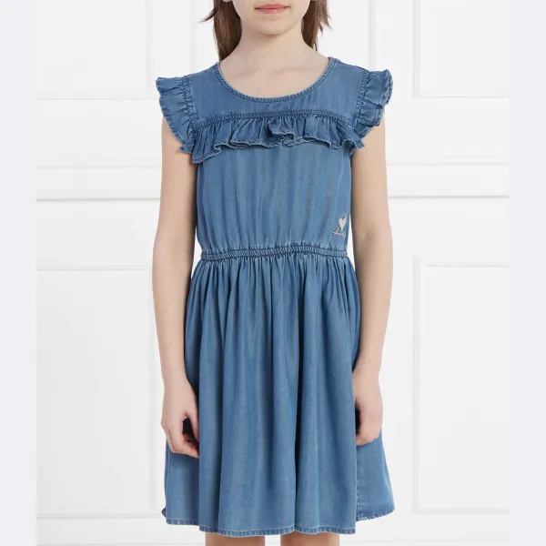 Джинсовое платье из тенселя Guess, синий
Джинсовое платье из тенселя Guess, синий