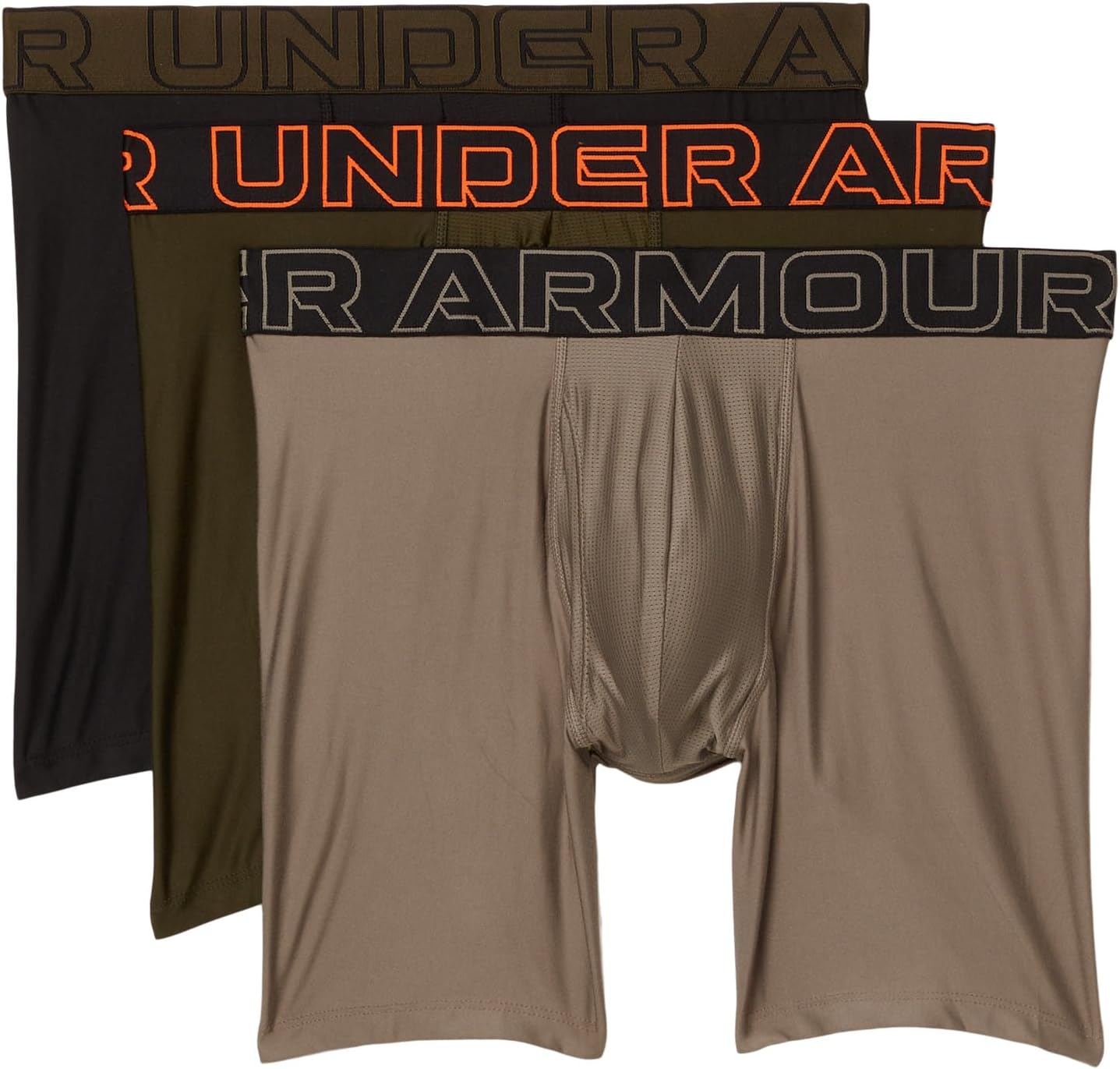 Комплект из 3 мужских боксеров Performance Tech Solid 6 дюймов Under Armour, Taupe Dusk
Комплект из 3 мужских боксеров Performance Tech Solid 6 дюймов Under Armour, Taupe Dusk