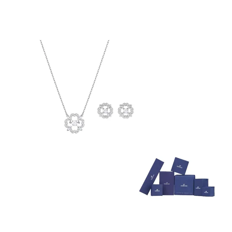 Сверкающий танцующий цветок с искусственными кристаллами ожерелье для женщин Swarovski
Сверкающий танцующий цветок с искусственными кристаллами ожерелье для женщин Swarovski