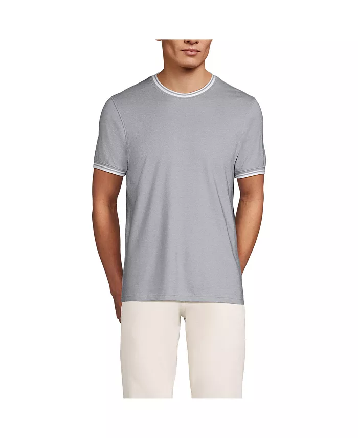 Мужская футболка с коротким рукавом из мягкого пике Lands' End, серый
Мужская футболка с коротким рукавом из мягкого пике Lands' End, серый