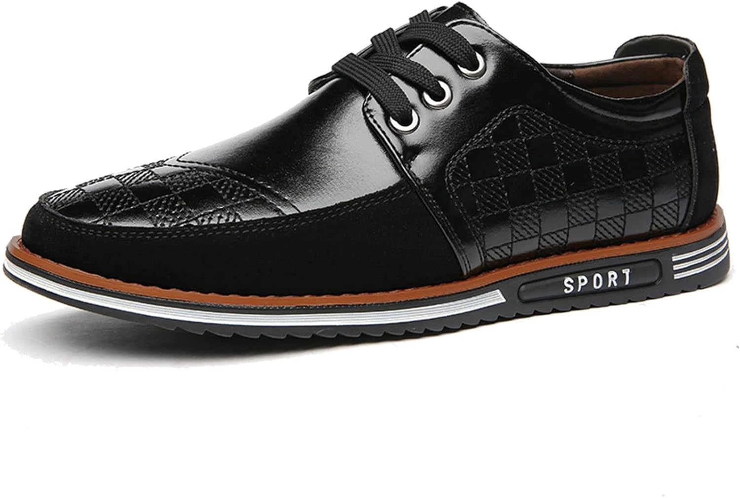 Мужские повседневные оксфорды, деловые туфли, легкие кожаные лоферы на шнуровке, классические формальные туфли для вождения и прогулок Moodeng, черный
Мужские повседневные оксфорды, деловые туфли, легкие кожаные лоферы на шнуровке, классические формальные туфли для вождения и прогулок Moodeng, черный