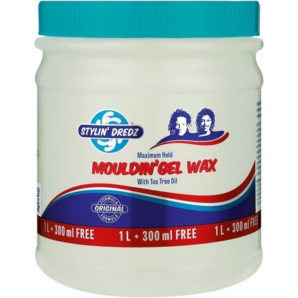 Stylin' Dredz Moulding Gel Wax с маслом чайного дерева Уход за волосами 1300 мл Stylin Dredz
Stylin' Dredz Moulding Gel Wax с маслом чайного дерева Уход за волосами 1300 мл Stylin Dredz