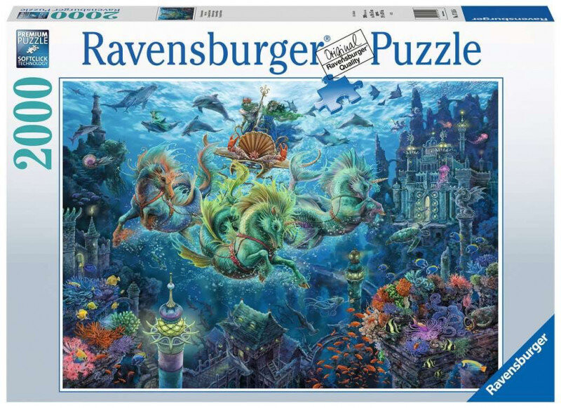 Пазл Ravensburger, Под водой, 2000 шт.
Пазл Ravensburger, Под водой, 2000 шт.