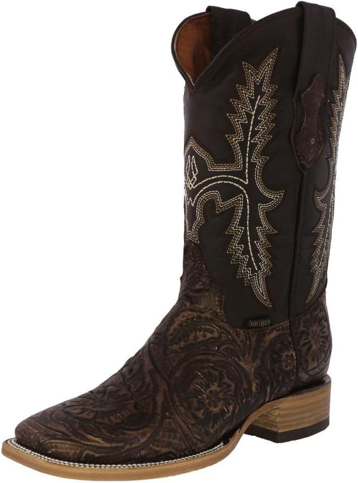 Мужские коричневые ковбойские сапоги Texas Legacy с ручной резьбой по коже, цветочный узор, квадратный носок
Мужские коричневые ковбойские сапоги Texas Legacy с ручной резьбой по коже, цветочный узор, квадратный носок