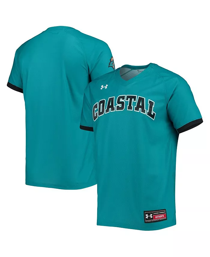 Мужская бирюзовая бейсбольная джерси Chanticleers Coastal Carolina (реплика) Under Armour
Мужская бирюзовая бейсбольная джерси Chanticleers Coastal Carolina (реплика) Under Armour