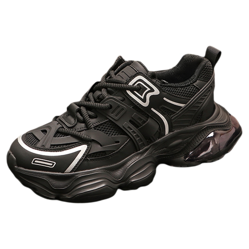 ZUOSAISI Дышащие и легкие массивные кроссовки мужские низкие черные, цвет Black
ZUOSAISI Дышащие и легкие массивные кроссовки мужские низкие черные, цвет Black