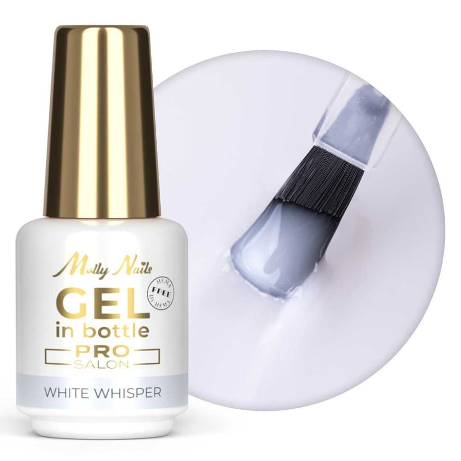 Гель во флаконе с кисточкой Molly Nails Pro Salon White Whisper HEMA/Di-HEMA Free 15 г
Гель во флаконе с кисточкой Molly Nails Pro Salon White Whisper HEMA/Di-HEMA Free 15 г