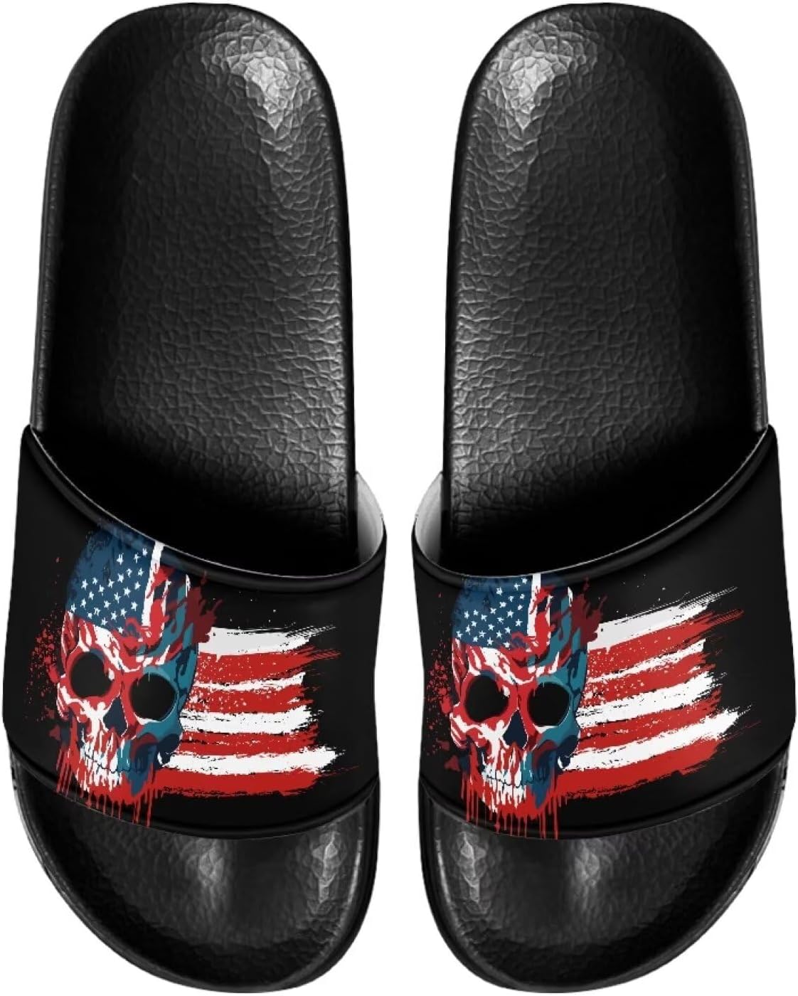 Мужские шлепанцы для душа Kathyboom, комфортные сандалии с открытым носком, нескользящие, плоские, домашние тапочки, American Flag Skull
Мужские шлепанцы для душа Kathyboom, комфортные сандалии с открытым носком, нескользящие, плоские, домашние тапочки, American Flag Skull