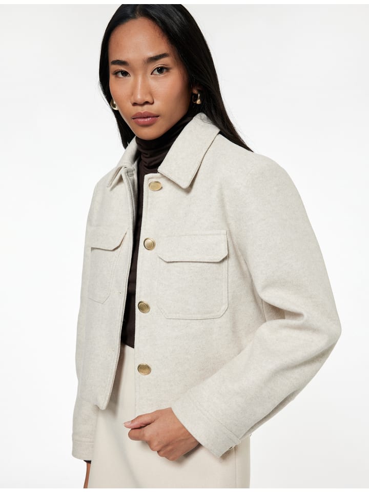 KOTON Куртка Wattierte Damenweste mit abnehmbarer Kapuze in weiß
KOTON Куртка Wattierte Damenweste mit abnehmbarer Kapuze in weiß