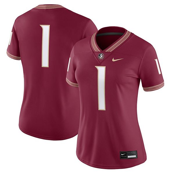 Женская игровая футболка #1 garnet florida state seminoles Nike
Женская игровая футболка #1 garnet florida state seminoles Nike