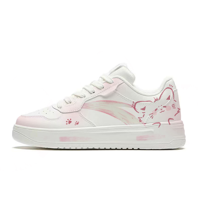 Легкие, из искусственной кожи, противоскользящие, износостойкие, сбалансированные, легкие, дышащие низкие кеды Anta, розовый
Легкие, из искусственной кожи, противоскользящие, износостойкие, сбалансированные, легкие, дышащие низкие кеды Anta, розовый