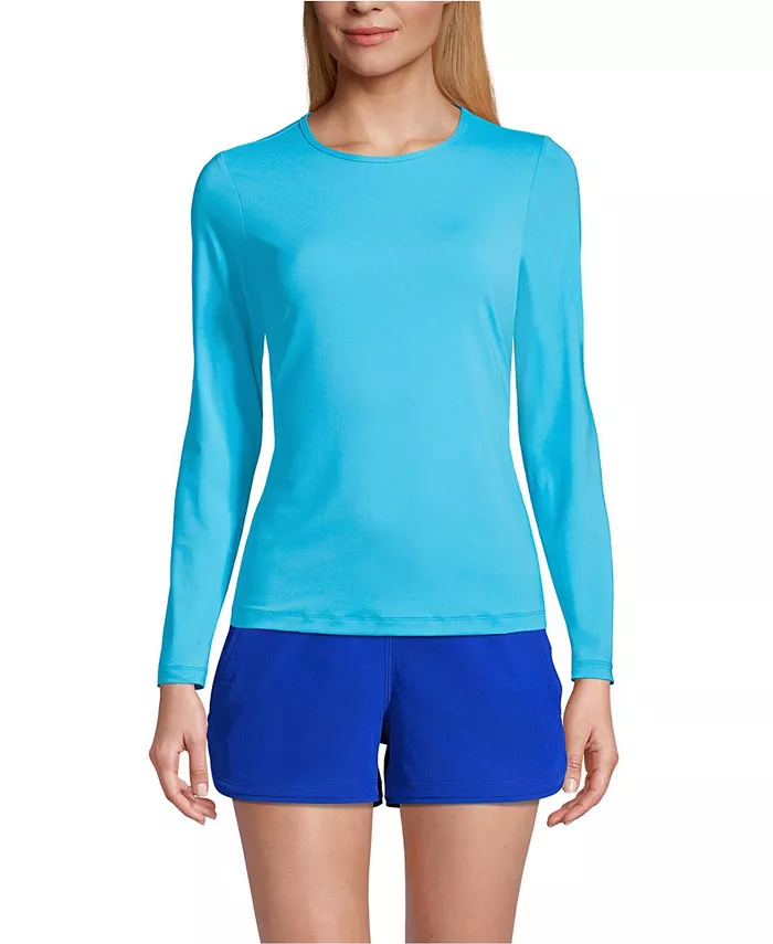 Женский длинный рашгард с защитой от солнца UPF 50 и свободным кроем Lands' End, синий
Женский длинный рашгард с защитой от солнца UPF 50 и свободным кроем Lands' End, синий