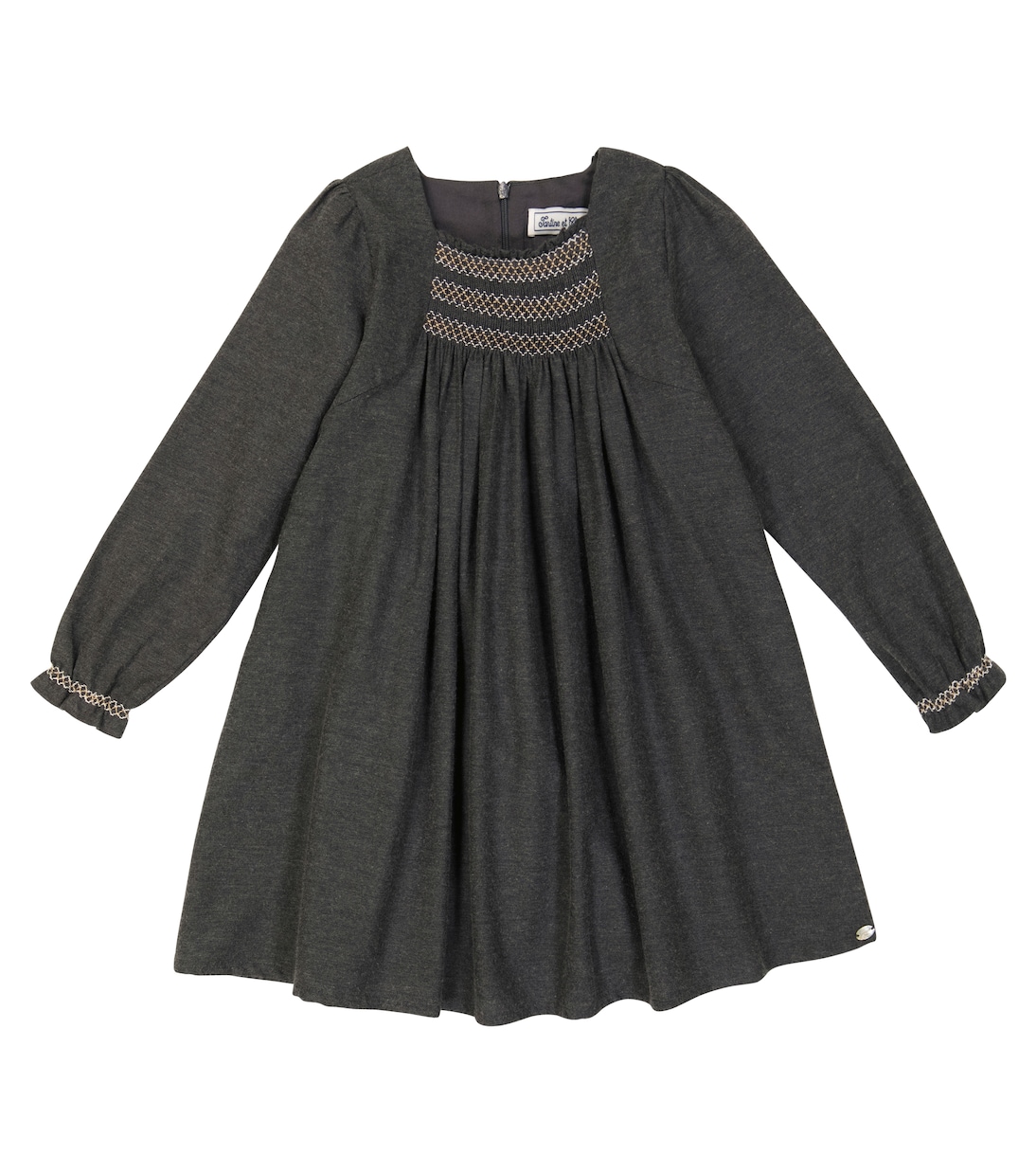 Платье из хлопка с длинными рукавами Tartine et Chocolat, Gris Chine Fonce
Платье из хлопка с длинными рукавами Tartine et Chocolat, Gris Chine Fonce