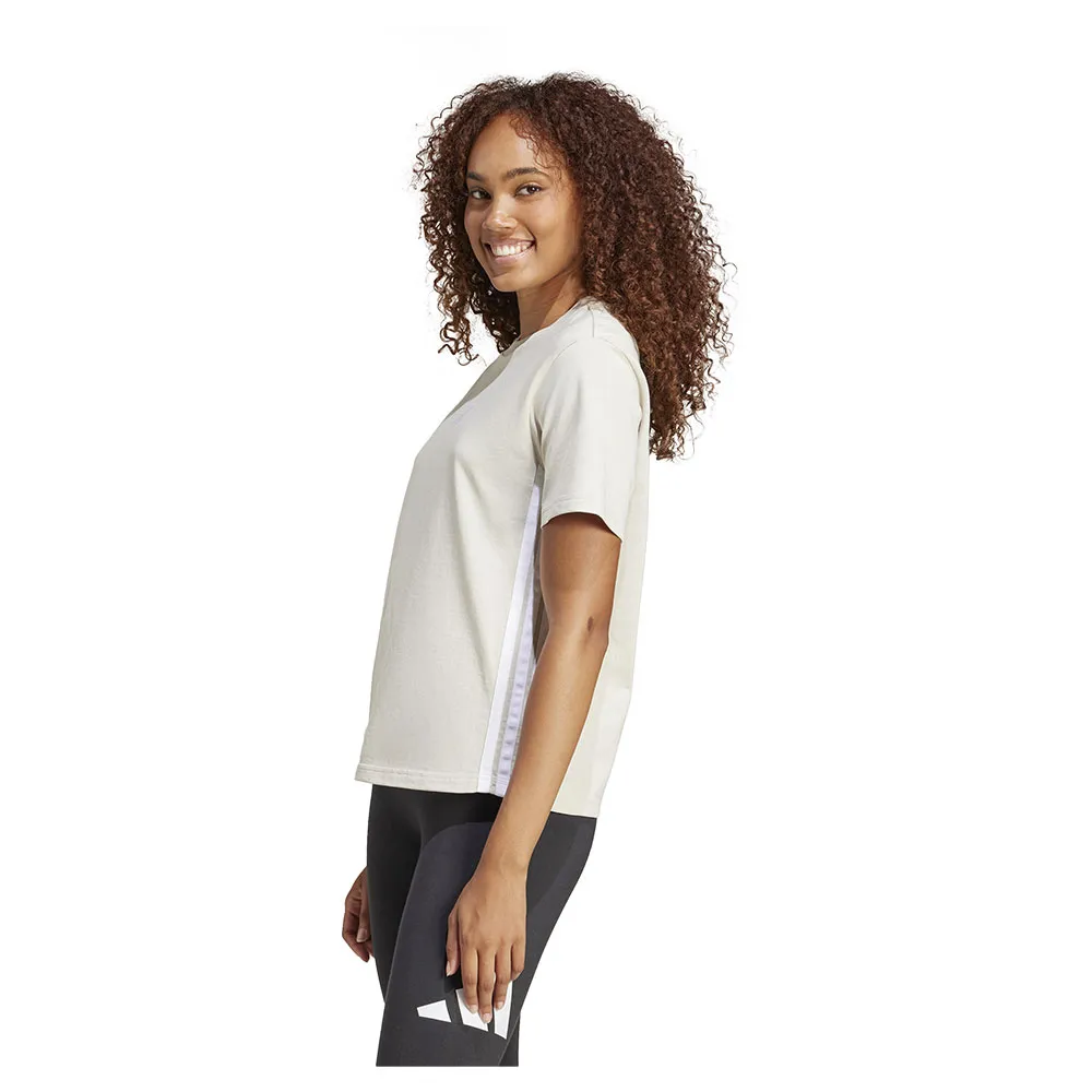 Футболка adidas Essentials 3 Stripes Cotton, белый 
Футболка adidas Essentials 3 Stripes Cotton, белый