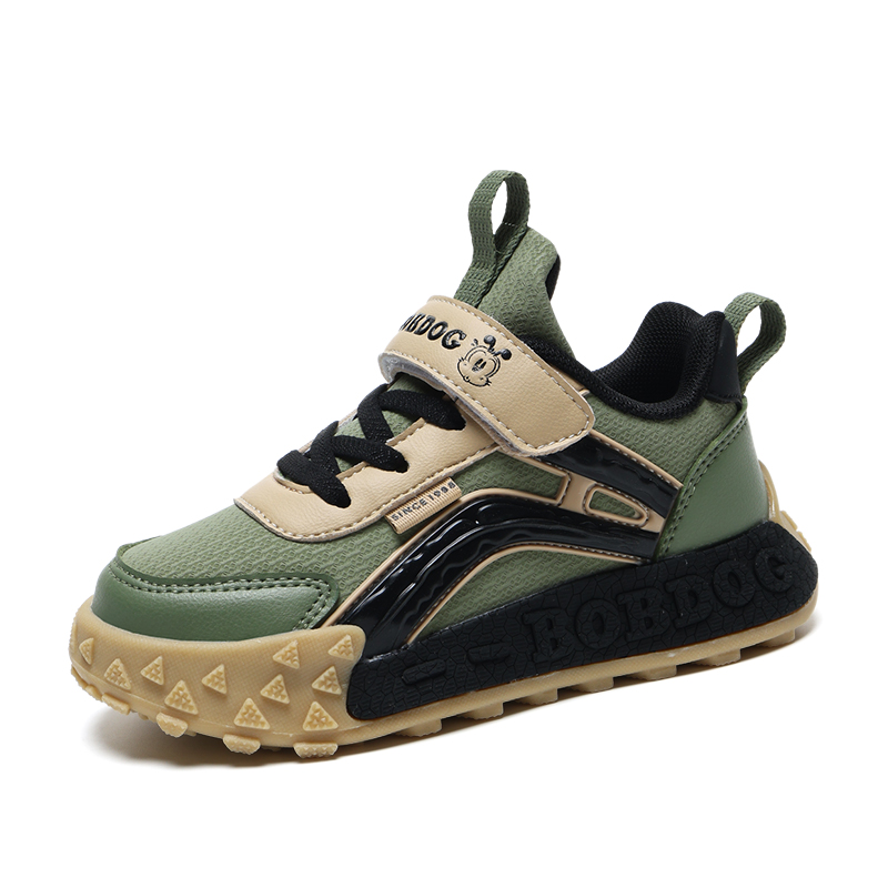 Кроссовки детские с низким верхом, устойчивые к скольжению и износу, с отскоком BOBDOG, зеленый
Кроссовки детские с низким верхом, устойчивые к скольжению и износу, с отскоком BOBDOG, зеленый