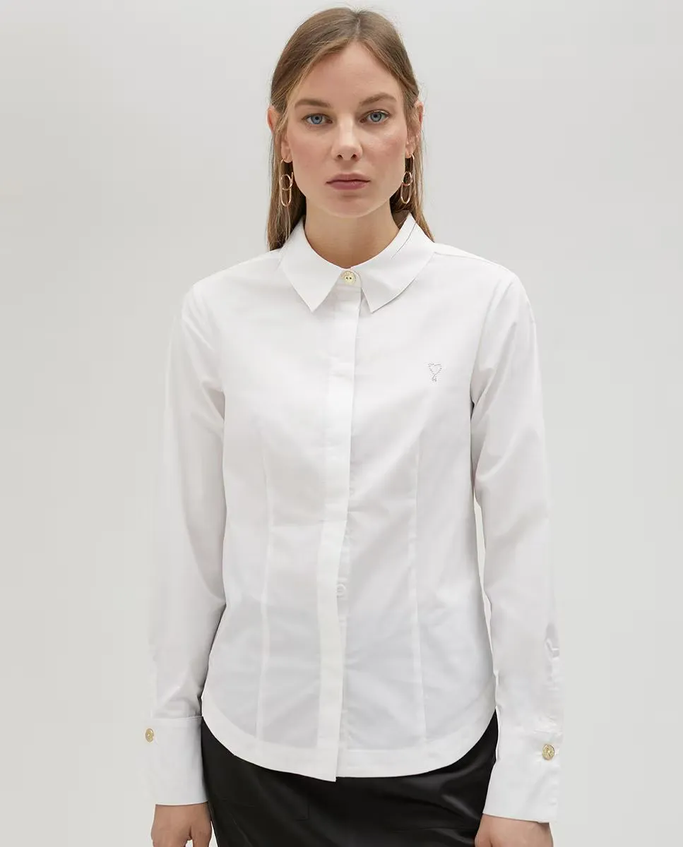 Женская рубашка с длинным рукавом Lola Casademunt, белый
Женская рубашка с длинным рукавом Lola Casademunt, белый