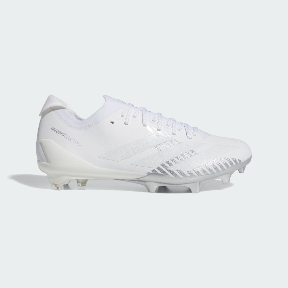 Бутсы Adidas Adizero Electric + II Football Cleats, цвет Cloud White/Cloud White/Silver Metallic
Бутсы Adidas Adizero Electric + II Football Cleats, цвет Cloud White/Cloud White/Silver Metallic