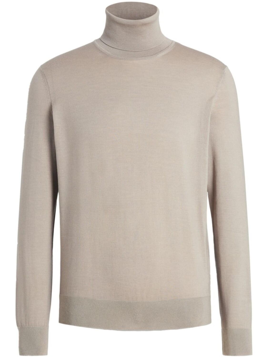 Zegna свитер с высоким воротником, нейтральный цвет 
Zegna свитер с высоким воротником, нейтральный цвет