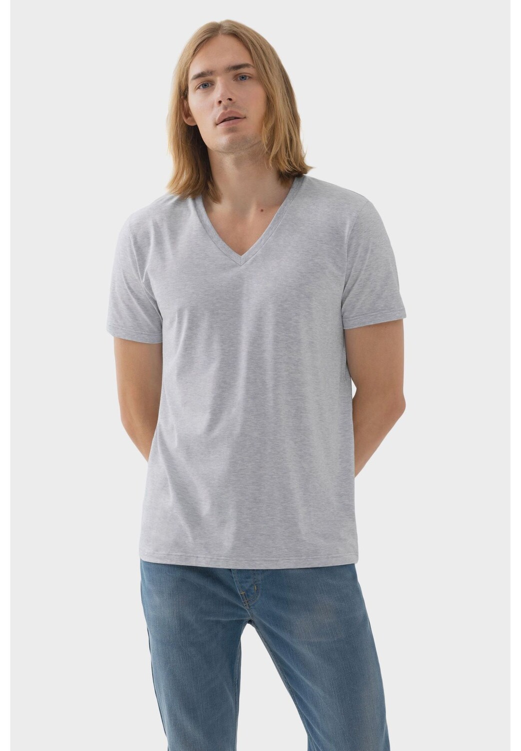 Мужская футболка с V-образным вырезом mey, цвет Light Grey
Мужская футболка с V-образным вырезом mey, цвет Light Grey