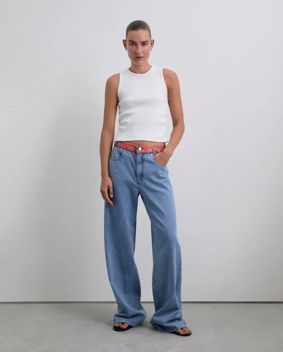 Женские джинсы свободного кроя средней посадки с застежкой на пуговицу Scalpers, синий
Женские джинсы свободного кроя средней посадки с застежкой на пуговицу Scalpers, синий