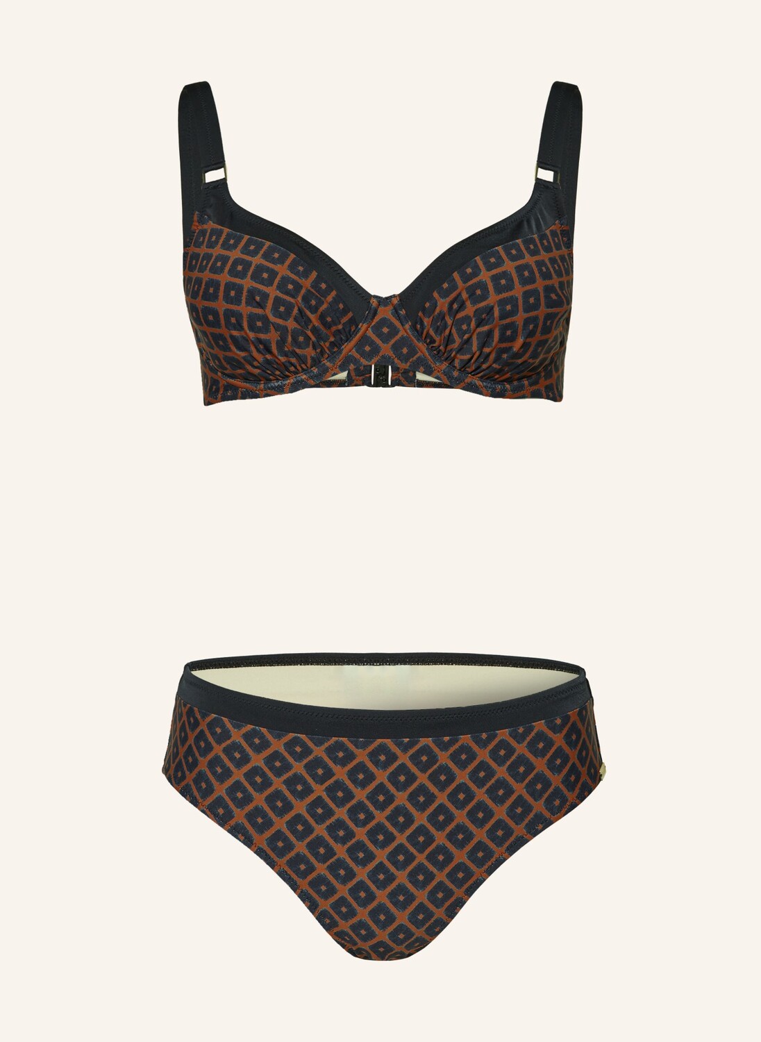 Табачные поля бикини на косточках Charmline, черный
Табачные поля бикини на косточках Charmline, черный